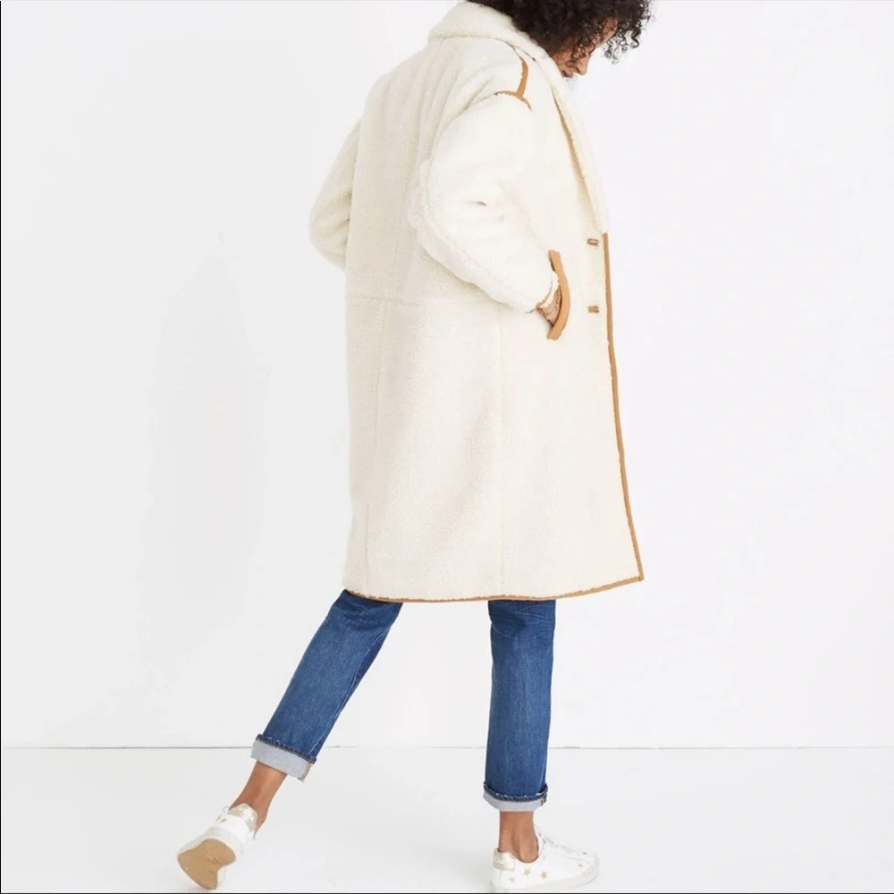 SALE ❤️❤️❤️ Madewell Sherpa Topcoat - Picture 5 of 10